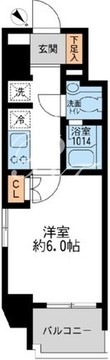 アーデン門前仲町 801 間取り図