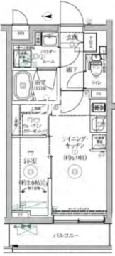 リルシア三軒茶屋 303 間取り図