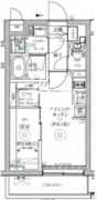 リルシア三軒茶屋 208 間取り図