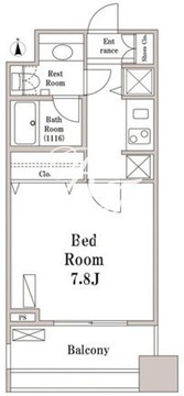 パークハビオ京橋 904 間取り図
