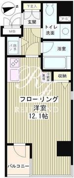 テラス麻布十番 601 間取り図