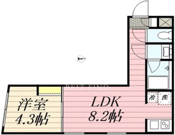パセオ代々木上原2 204 間取り図