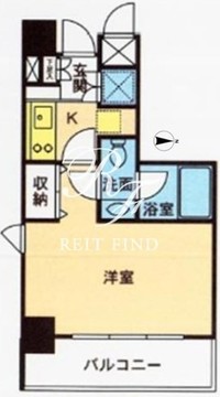 HF東新宿レジデンス 306 間取り図