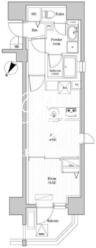 神宮北参道レジデンス 903 間取り図