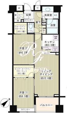 KDXレジデンス日本橋水天宮 905 間取り図