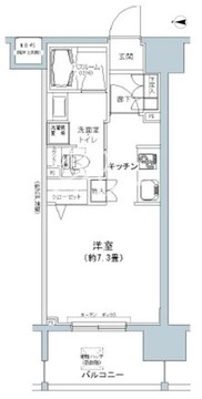 パークキューブ板橋本町 1004 間取り図