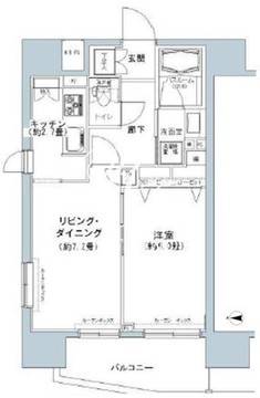 パークキューブ板橋本町 1407 間取り図