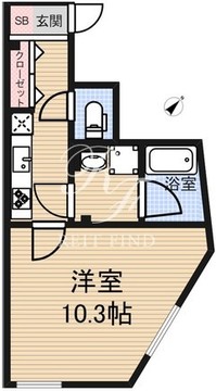 リーガランド西新宿 202 間取り図