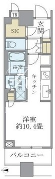 ブリリアタワーズ目黒 N-506 間取り図