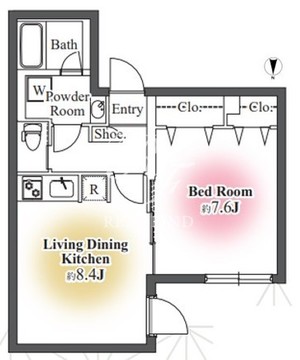 トグル護国寺 101 間取り図