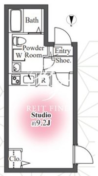 トグル護国寺 402 間取り図