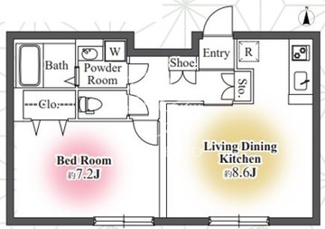 トグル護国寺 303 間取り図