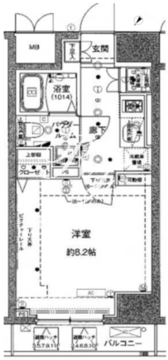 アルテシモプリマ 802 間取り図