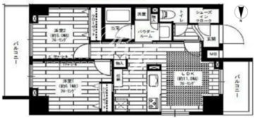 ステージグランデ元浅草 1205 間取り図