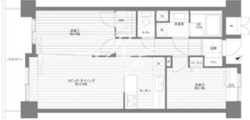 プライムアーバン目黒リバーフロント 203 間取り図
