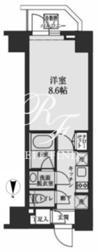 エスレジデンス清澄白河 601 間取り図