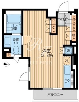 レジデンス代々木公園 404 間取り図