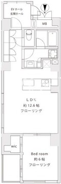 カーササクシード麻布十番 301 間取り図