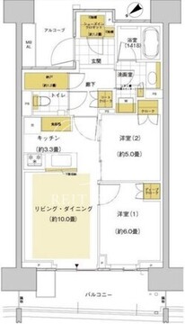 晴海フラッグ SUN-C-515 間取り図
