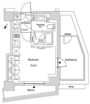 ザ・パークハビオ文京目白台プレイス 605 間取り図