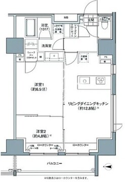 パークハビオ東中野 1103 間取り図
