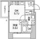 nido新御徒町 305 間取り図