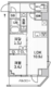nido新御徒町 404 間取り図
