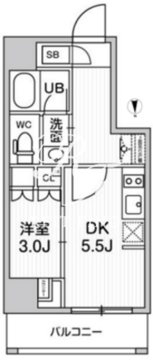 nido新御徒町 502 間取り図
