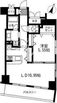 レジディア日本橋人形町2 201 間取り図