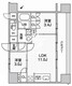 nido巣鴨 503 間取り図