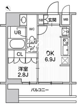 nido巣鴨 604 間取り図