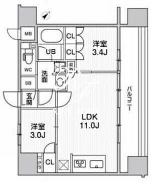 nido巣鴨 903 間取り図