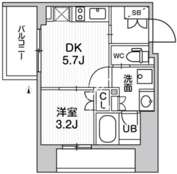 nido新御徒町 904 間取り図