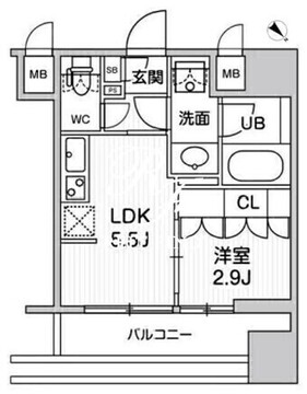 nido巣鴨 905 間取り図