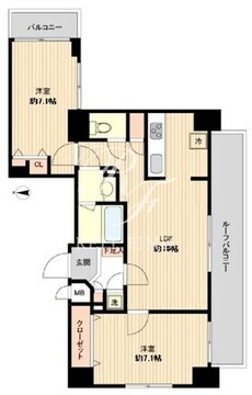 スパッジオ上野東 1001 間取り図