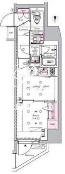シーフォルム住吉2 1101 間取り図