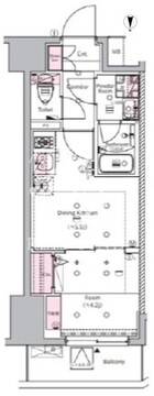 シーフォルム住吉2 202 間取り図