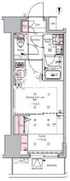 シーフォルム住吉2 402 間取り図