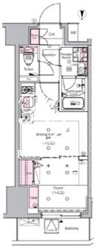 シーフォルム住吉2 602 間取り図