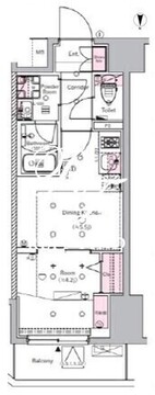 シーフォルム住吉2 703 間取り図