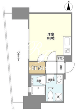 グランテール代々木 407 間取り図