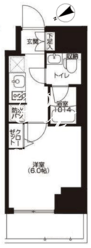 アーバネックス大森 1305 間取り図