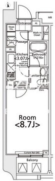  プライマル新宿若松町 304 間取り図