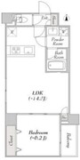 ルミーク大山 204 間取り図