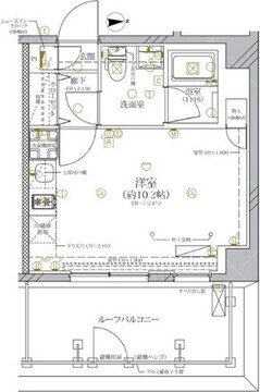 ディアレイシャス本所蔵前 801 間取り図