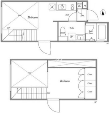 パセオ新宿三丁目 1-402 間取り図