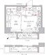 クレイシアIDZ王子アーバンヒルズ 201 間取り図