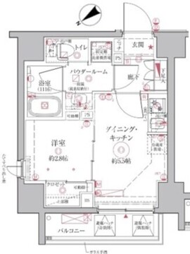 クレイシアIDZ王子アーバンヒルズ 204 間取り図