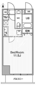 アーバンフラッツ池袋プレミアム 802 間取り図