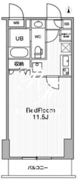 アーバンフラッツ池袋プレミアム 1304 間取り図